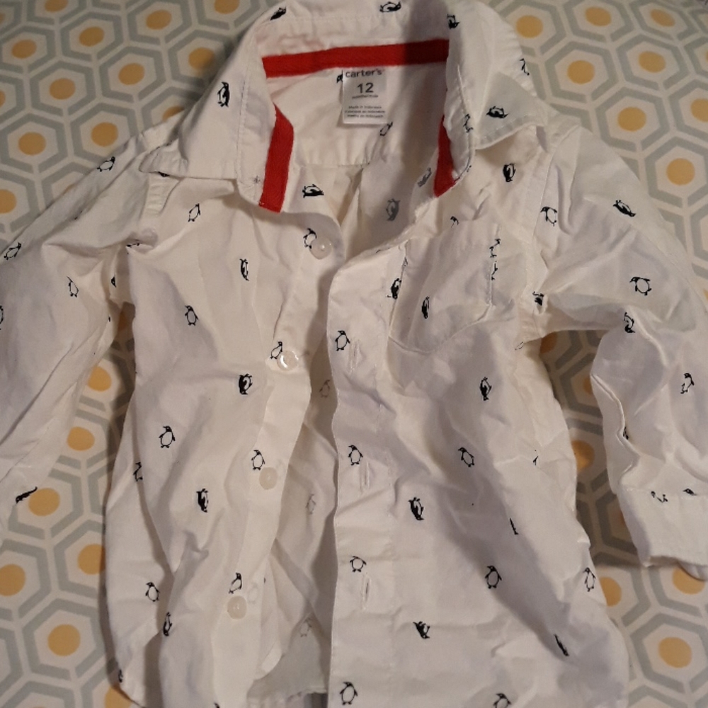 5/$20 Carter's button down 12mo